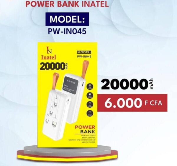 Power Bank INATEL PW-IN045 20 000 mAh