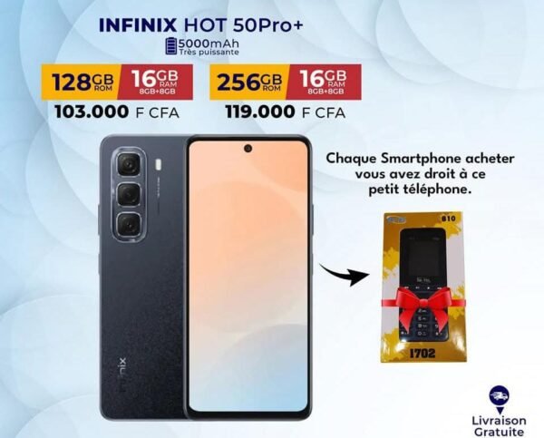 INFINIX HOT 50PRO+ 16GB + 128GB